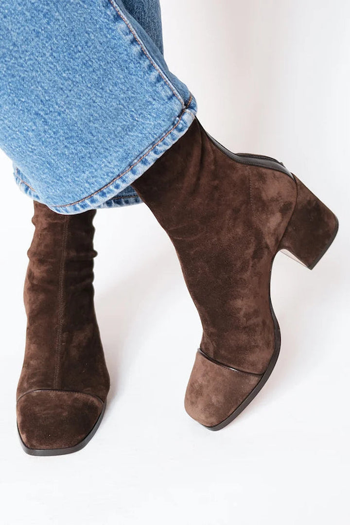 Margaux | Chic Suede Ankle Booties