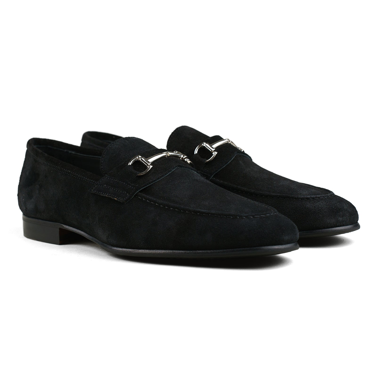 Trendora™ - Black suede loafers