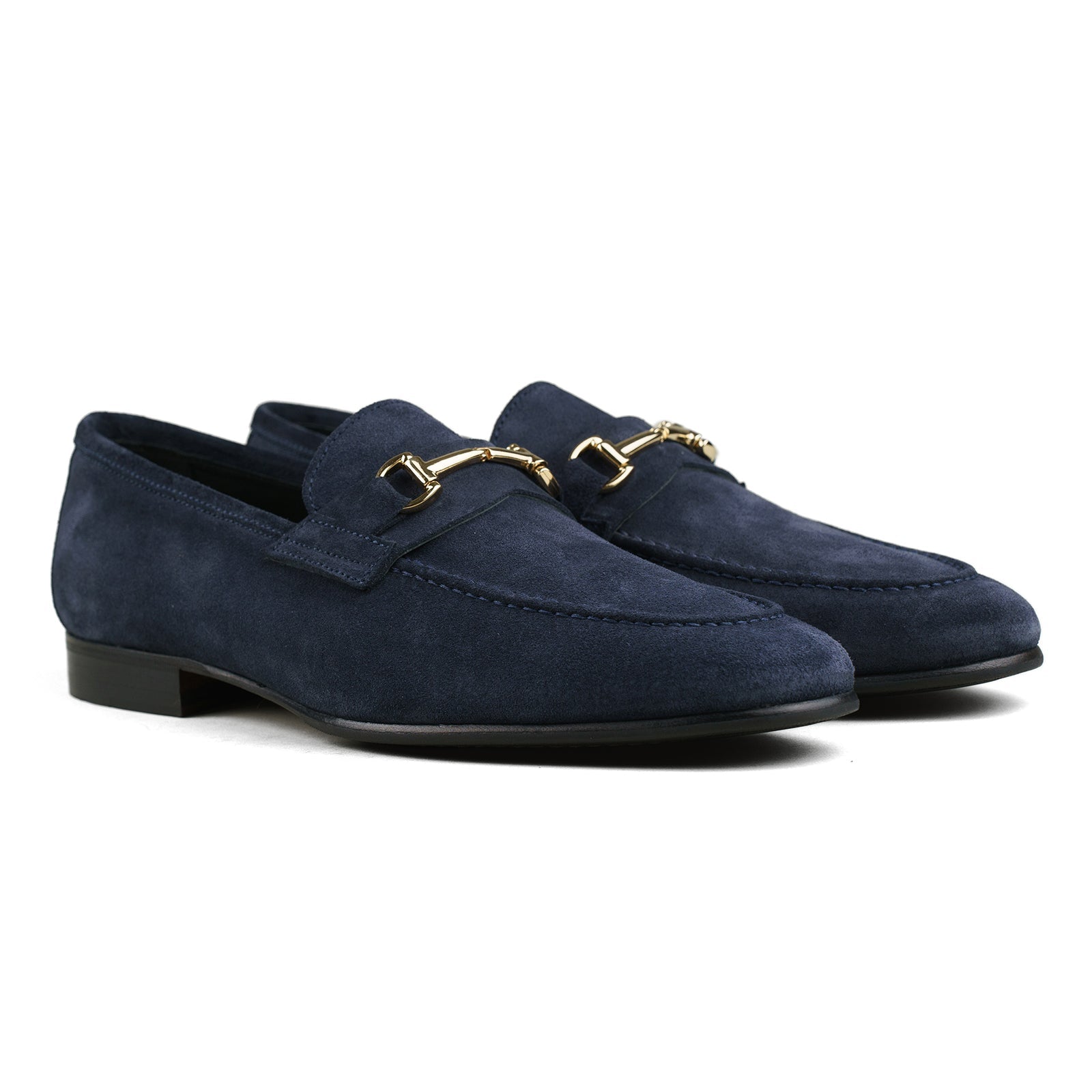 Trendora™ - Navy suede loafers