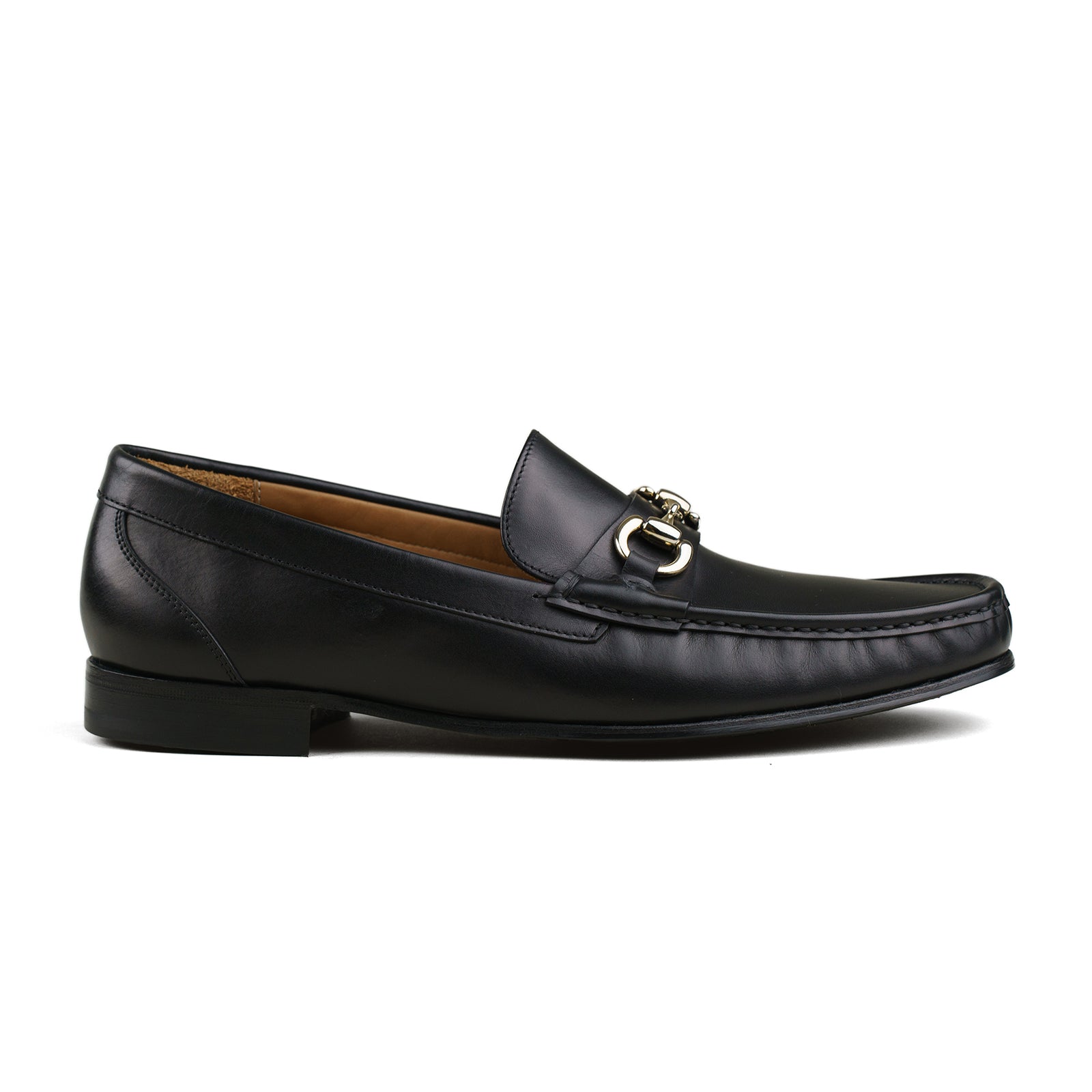 Trendora™ - Black calf loafers