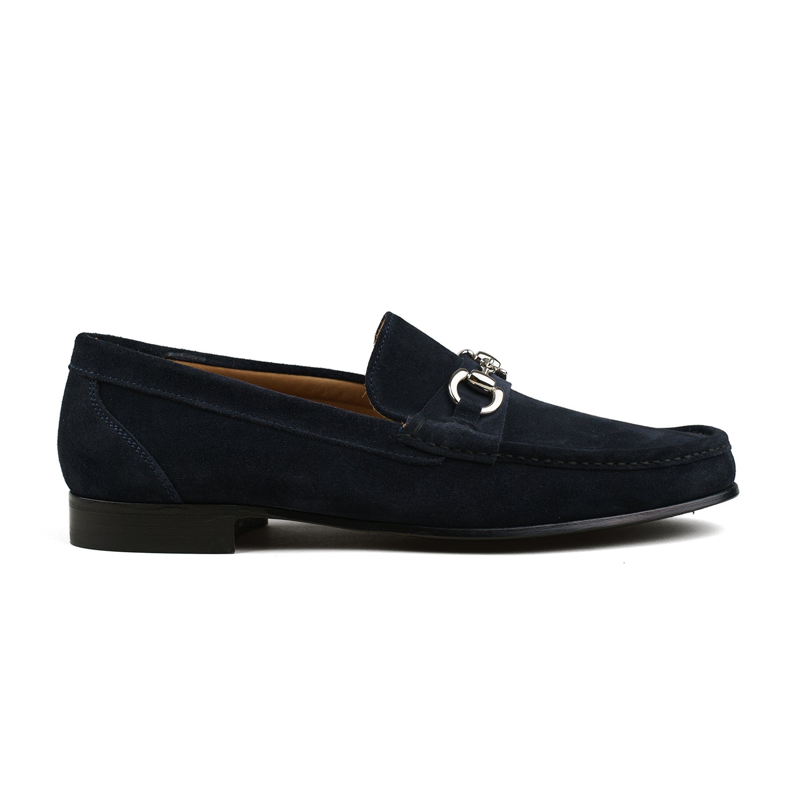 Trendora™ - Dark navy suede loafers