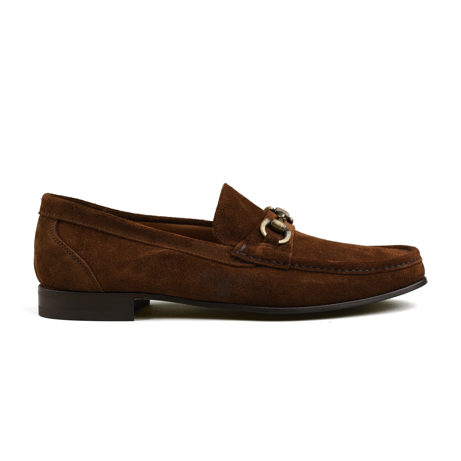 Trendora™ - Snuff brown suede loafers