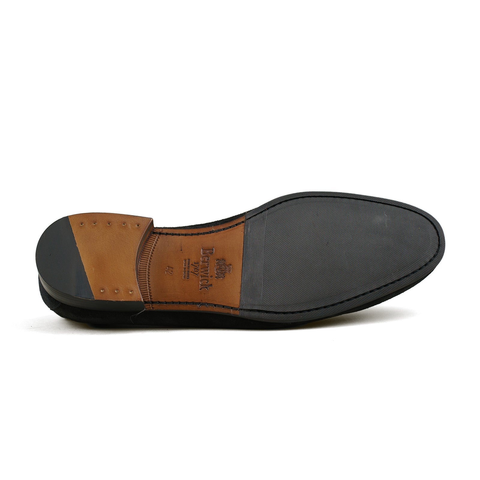 Trendora™ - Black deerskin loafers