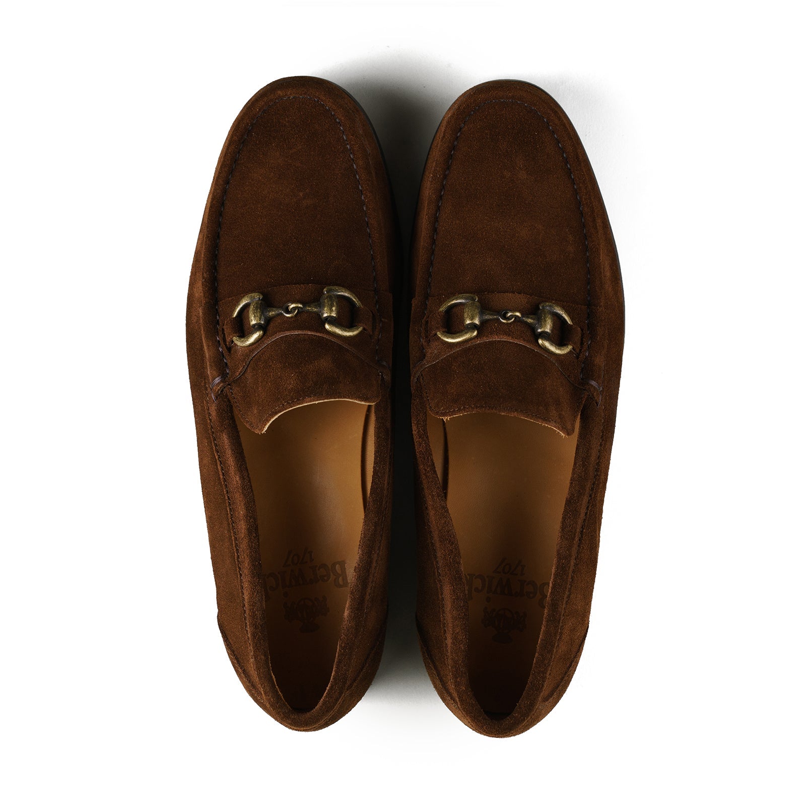 Trendora™ - Snuff brown suede loafers