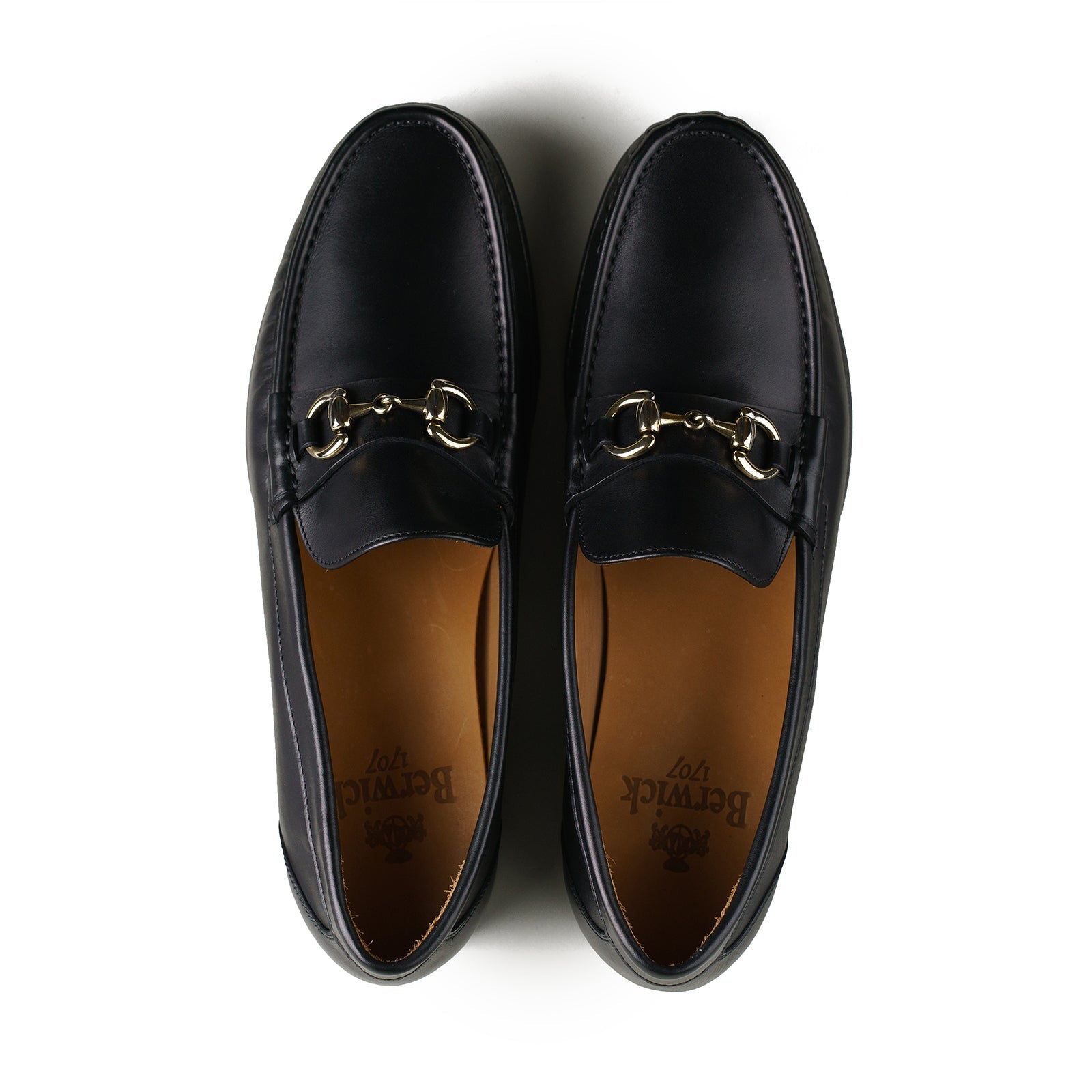 Trendora™ - Black calf loafers