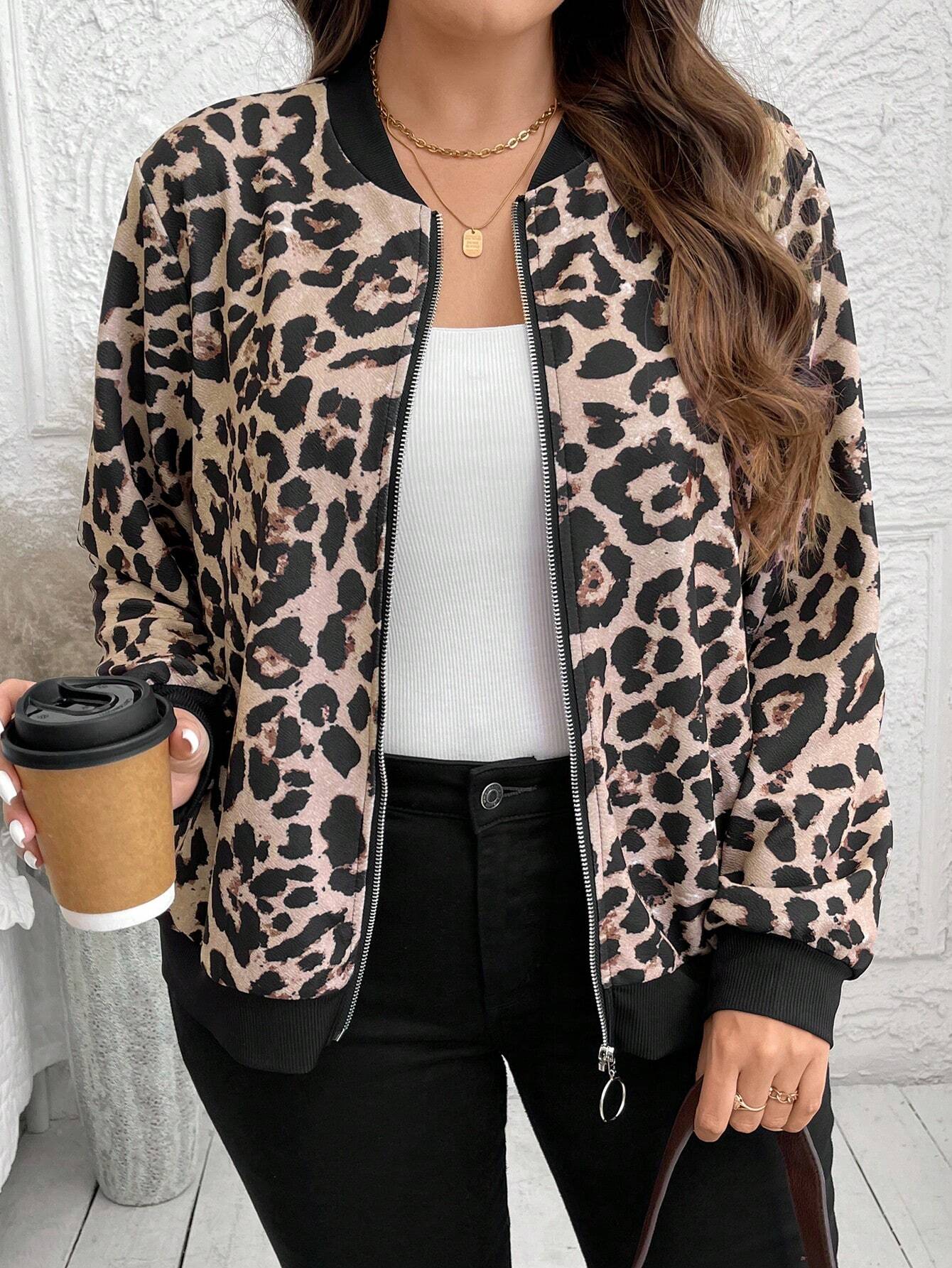 Britt™ -  Emery leopard jacket