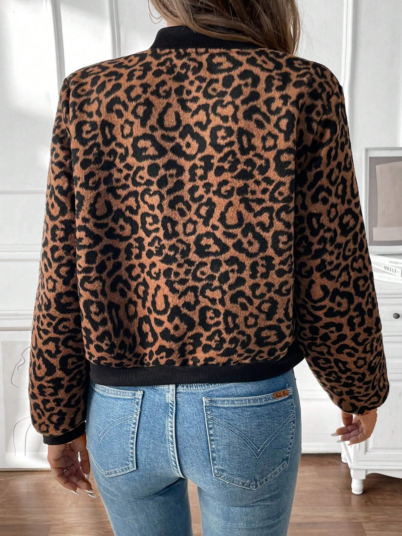 Susan™ - Casual cardigan leopard