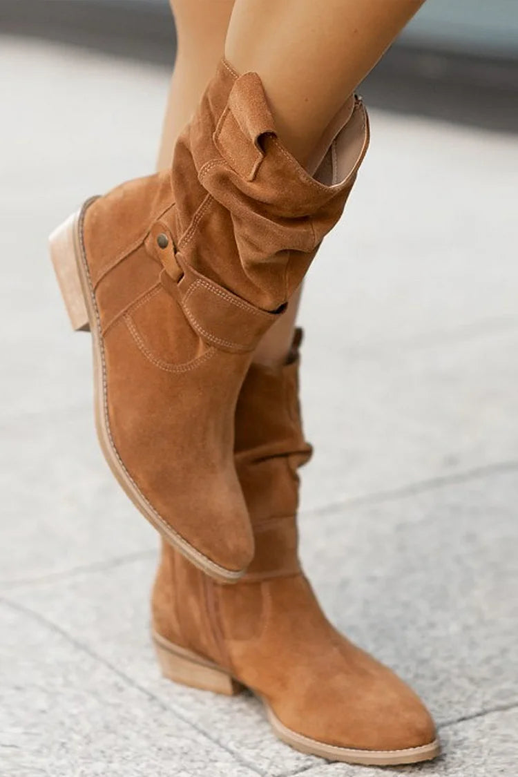 Clémence | Opulent Suede Ankle Booties