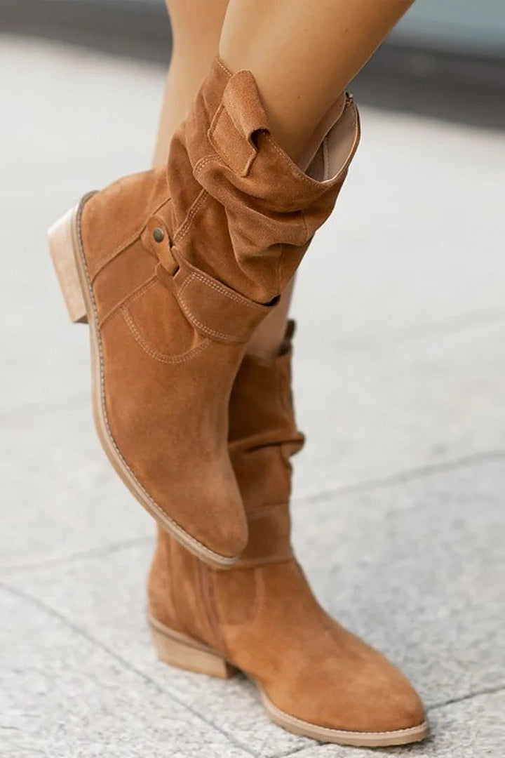 Clémence | Opulent Suede Ankle Booties