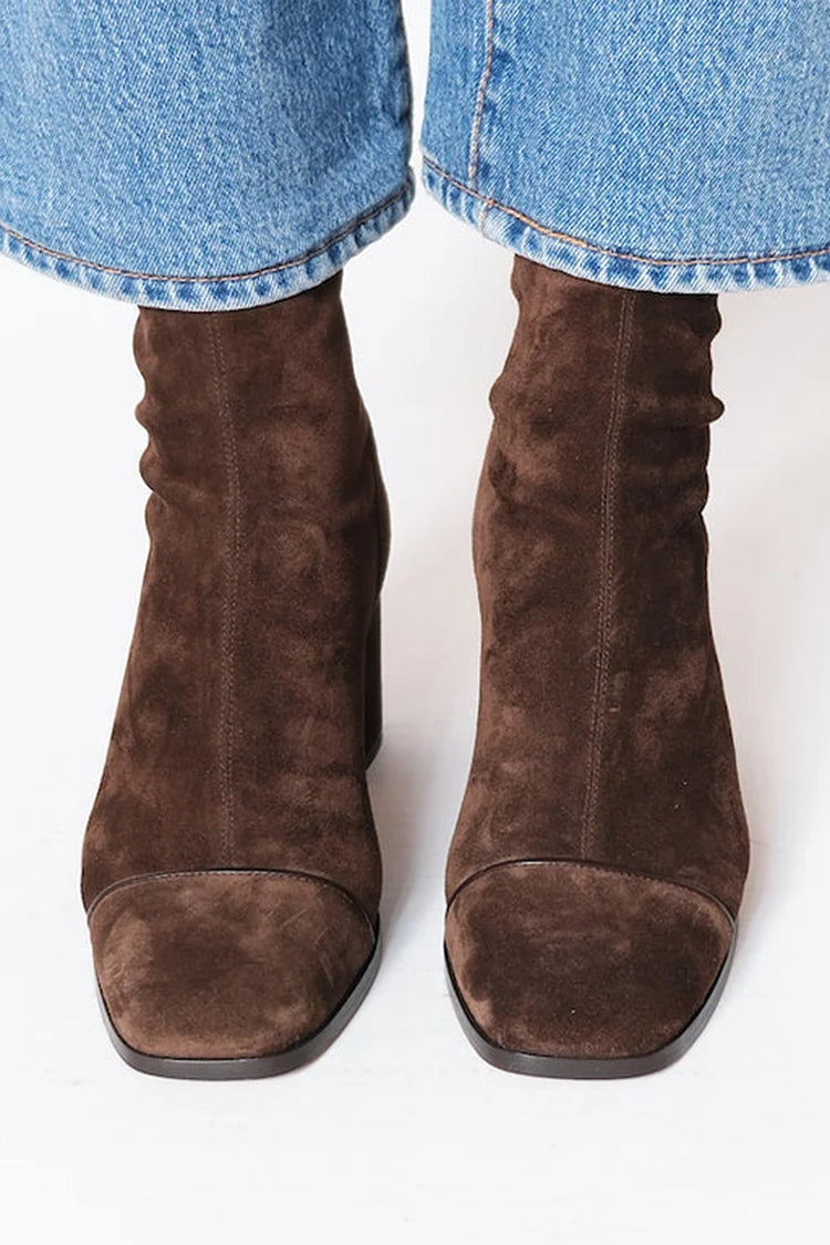 Margaux | Chic Suede Ankle Booties