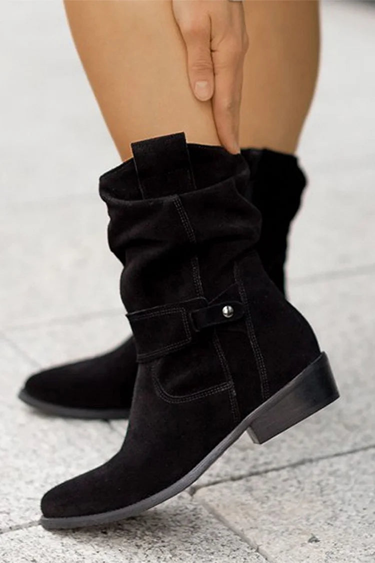 Clémence | Opulent Suede Ankle Booties