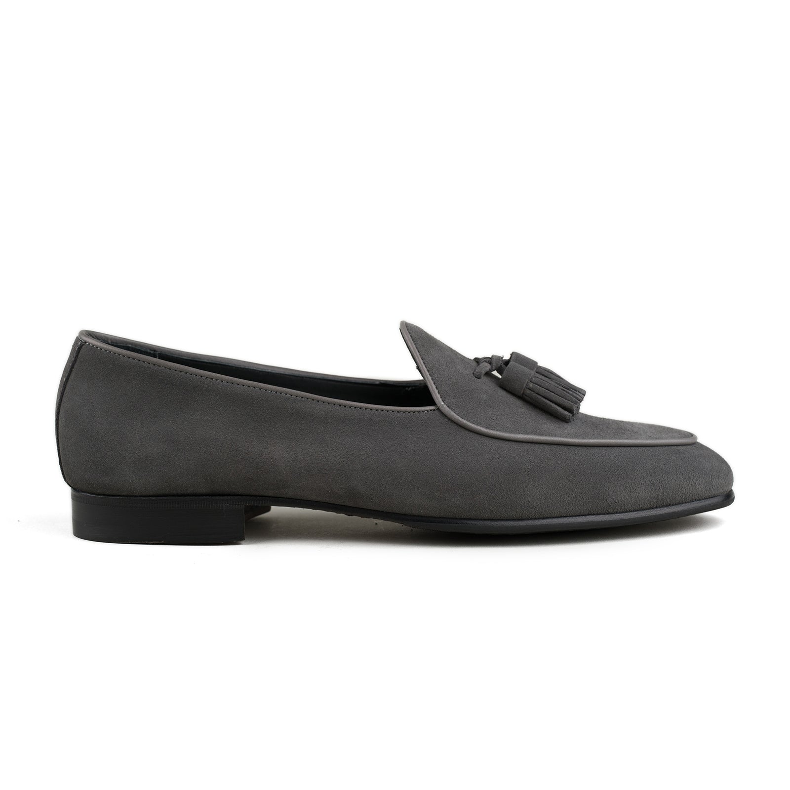 Trendora™ - Grey suede loafers