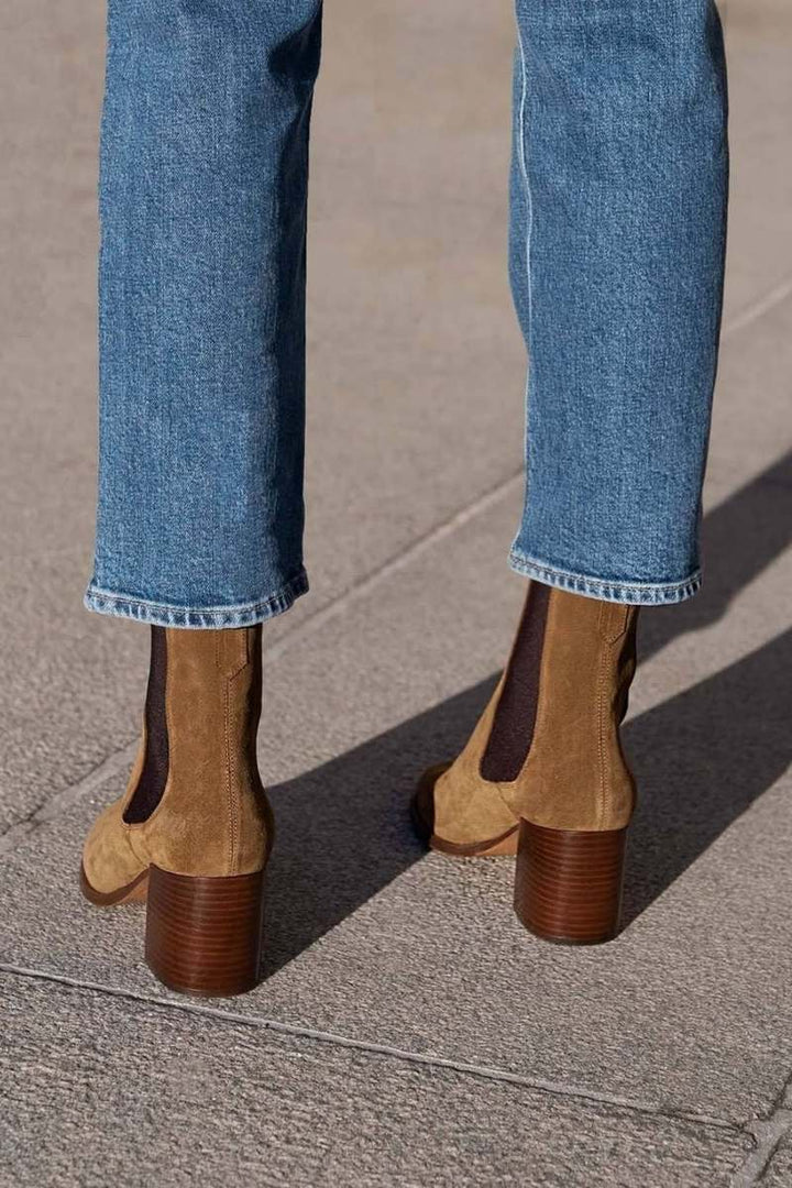Manon | Square-Heeled Ankle Boots
