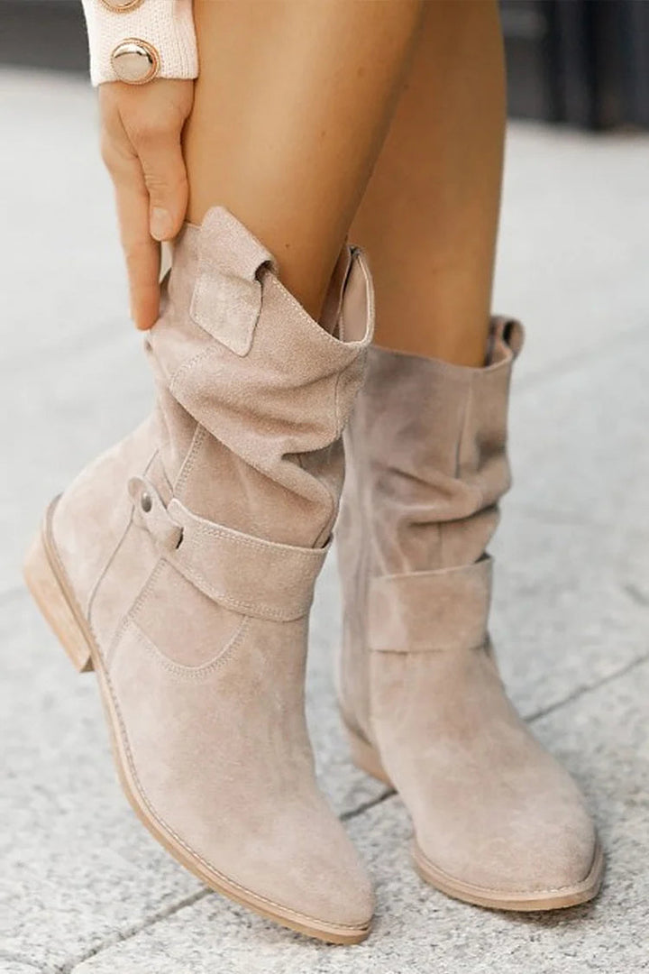Clémence | Opulent Suede Ankle Booties