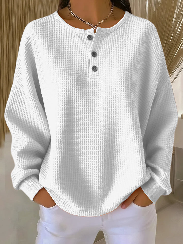 ANNA | CHIC COLLARED SWEATSHIRT