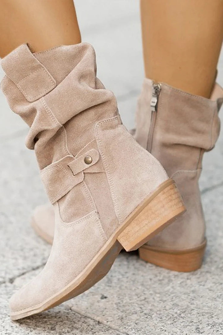 Clémence | Opulent Suede Ankle Booties