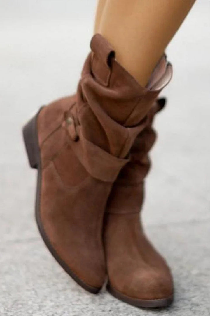 Clémence | Opulent Suede Ankle Booties