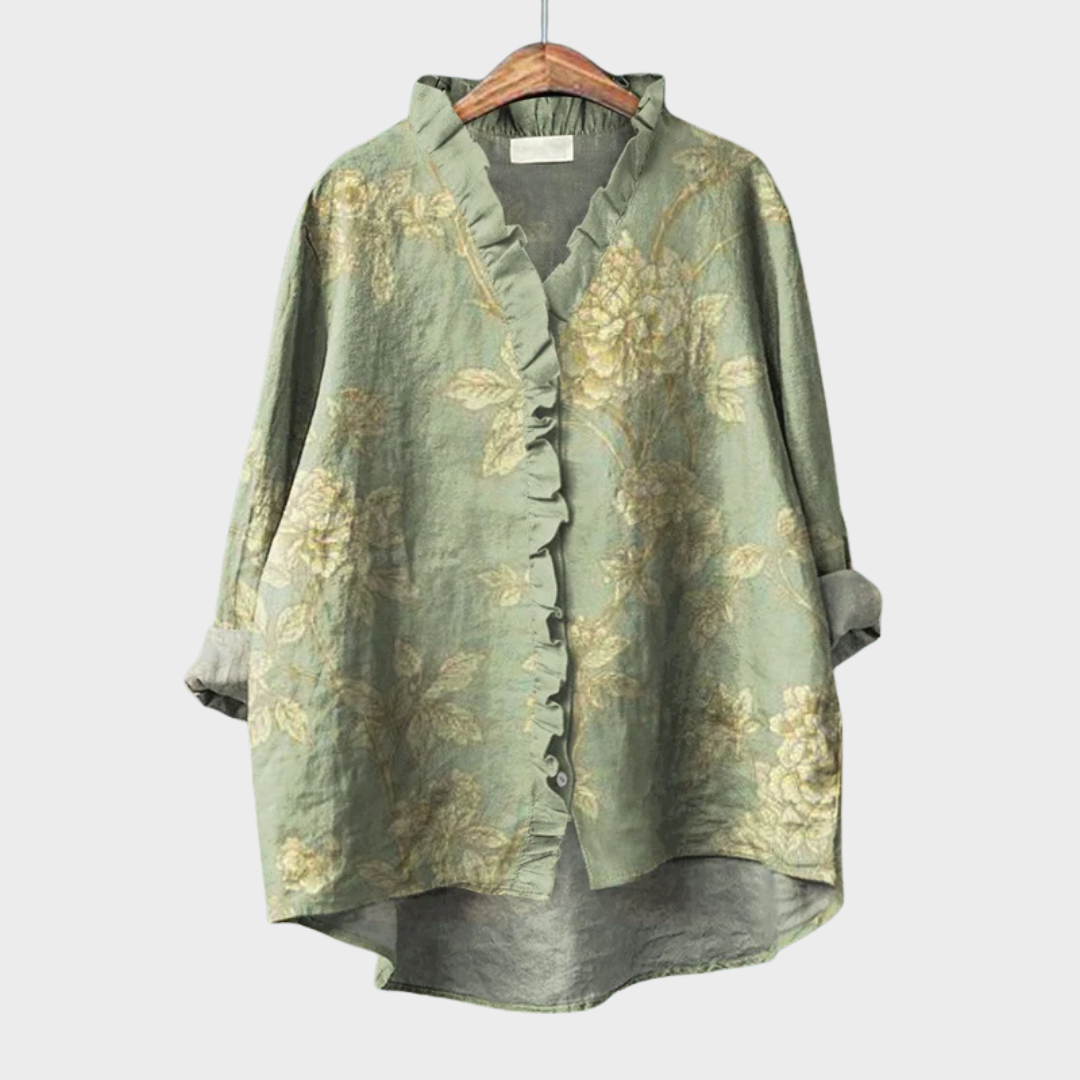 DAISY | Elegant Summer Linen Blouse
