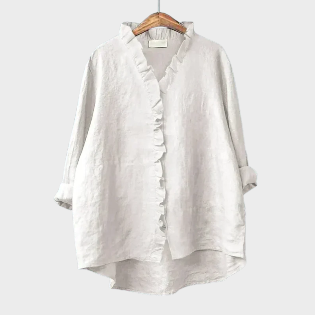ELINE | Elegante Blusa de Verano de Linne