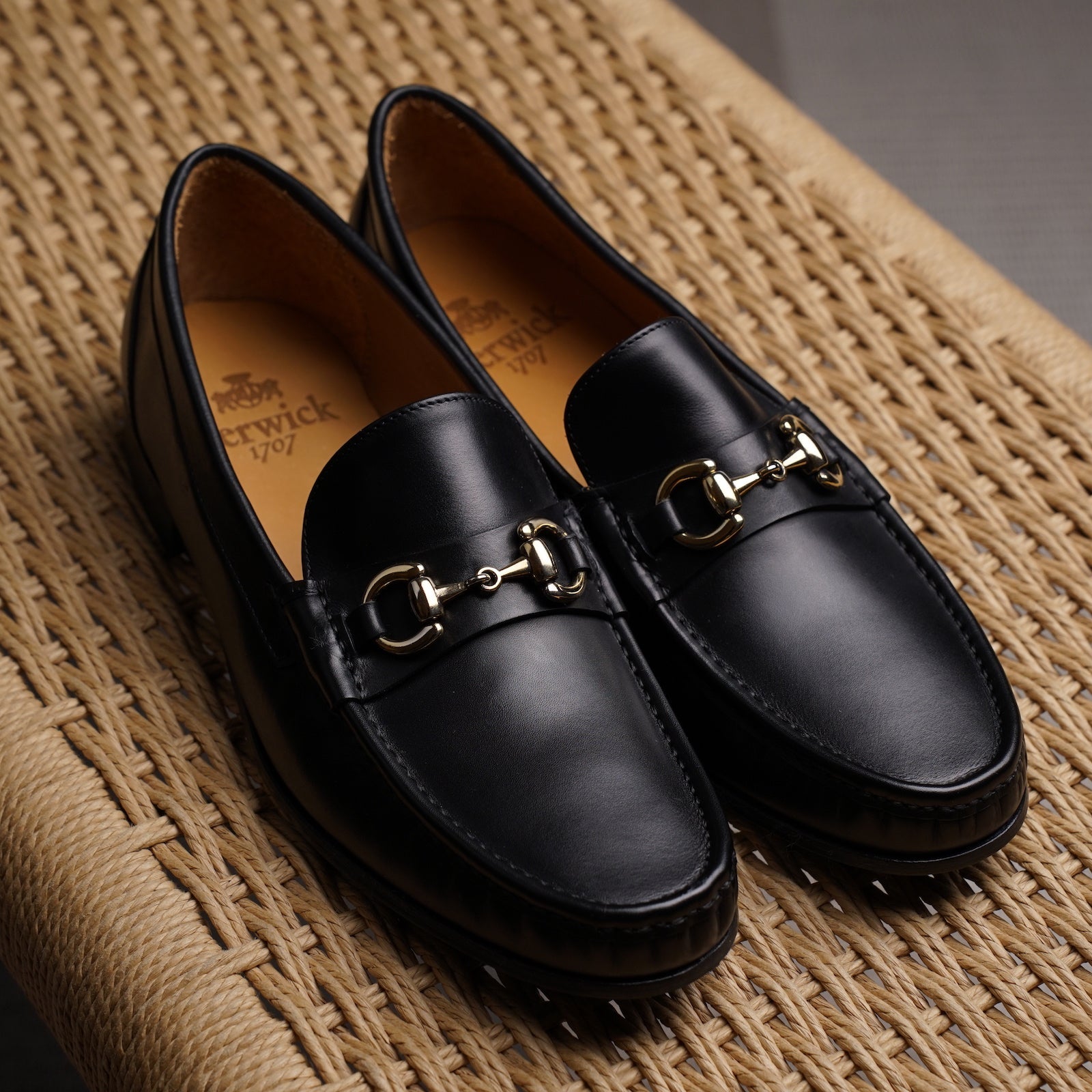 Trendora™ - Black calf loafers