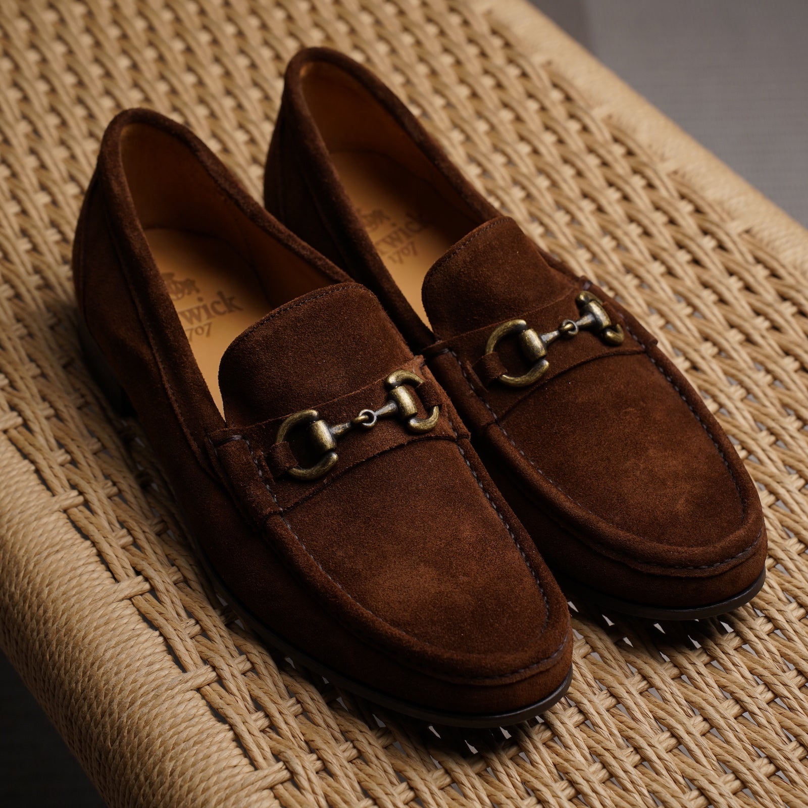 Trendora™ - Snuff brown suede loafers