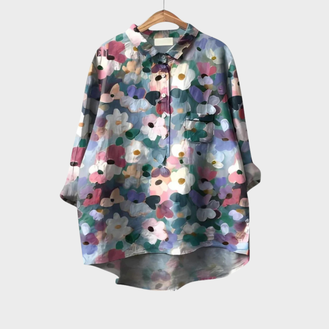 EVY | Elegant Summer Linen Blouse