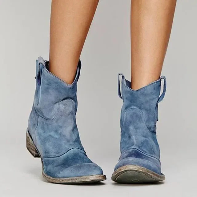 Hannah™ - Vintage cowboy ankle boots