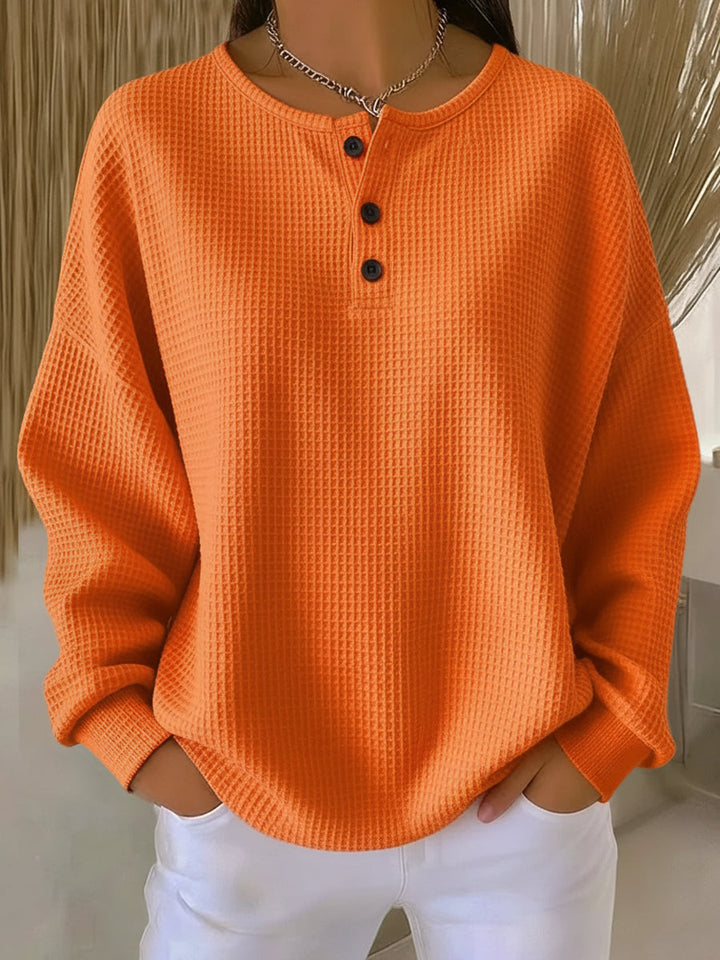 ANNA | CHIC COLLARED SWEATSHIRT