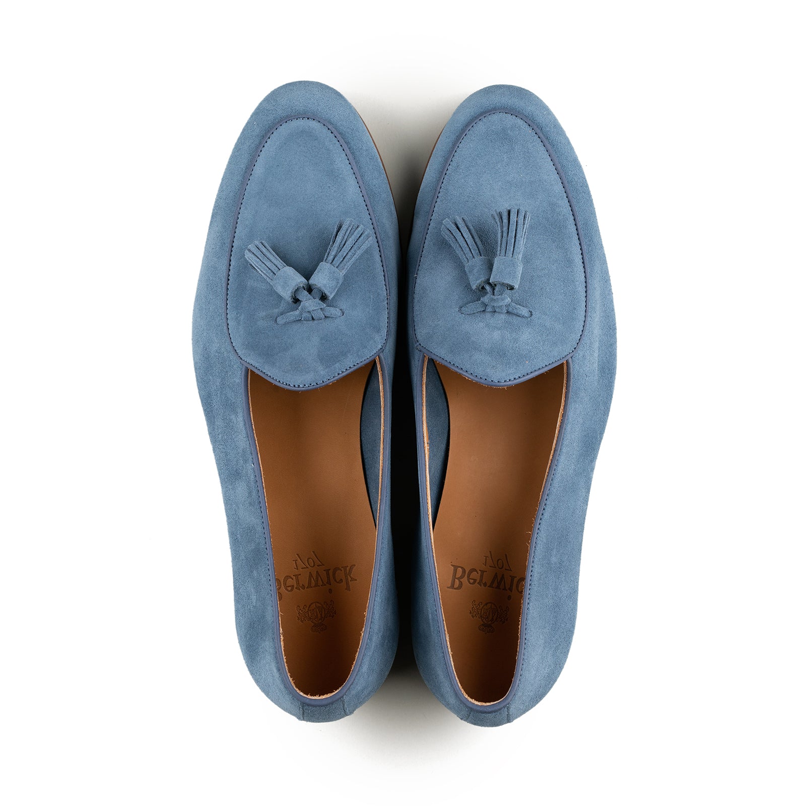 Trendora™ - Indigo suede loafers